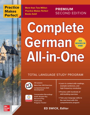 Cover art for Practice Makes Perfect: Complete German All-in-One, Premium Second Edition