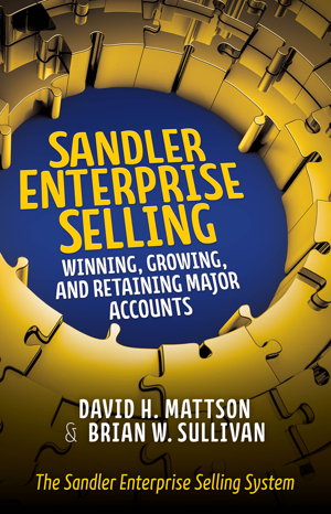 Cover art for Sandler Enterprise Selling (PB)