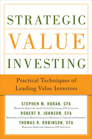 Cover art for Strategic Value Investing (PB)