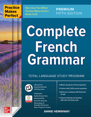 Cover art for Practice Makes Perfect: Complete French Grammar, Premium Fifth Edition