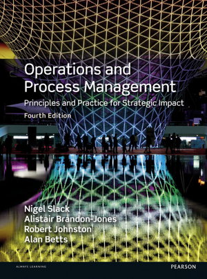 Cover art for Operations and Process Management