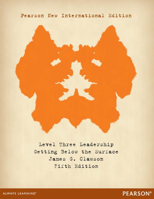Cover art for Level Three Leadership: Pearson New International Edition