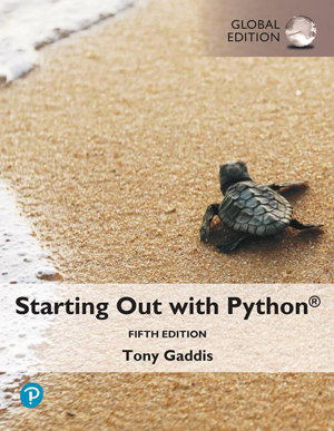 Cover art for Starting Out with Python, Global Edition