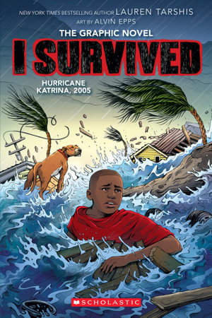 Cover art for I Survived Hurricane Katrina, 2005 (The Graphic Novel)