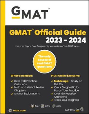 Cover art for GMAT Official Guide 2023-2024, Focus Edition