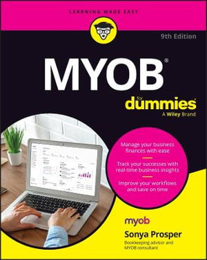 Cover art for MYOB For Dummies