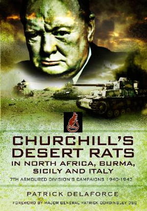 Cover art for Churchill's Desert Rats in North Africa, Burma, Sicily and Italy