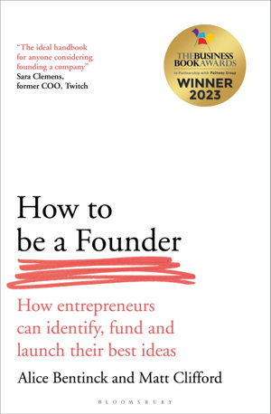 Cover art for How to Be a Founder