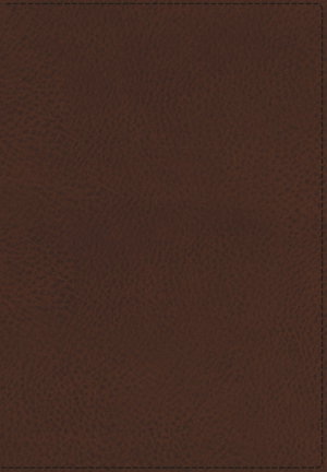 Cover art for KJV, UltraSlim Reference Bible, Imitation Leather, Brown, Red Letter Edition