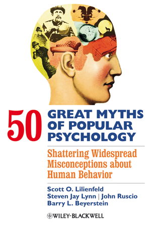 Cover art for 50 Great Myths of Popular Psychology