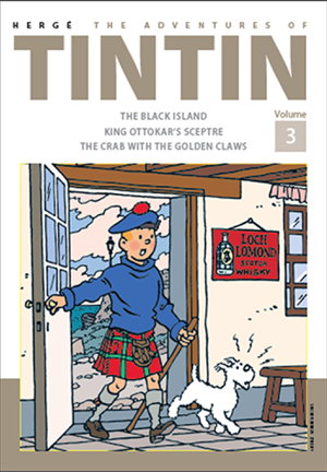 Cover art for Adventures of Tintin Volume 3