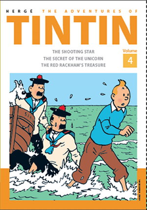Cover art for Adventures of Tintin Volume 4