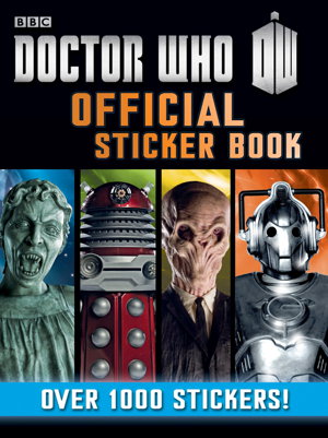 Cover art for Doctor Who Official Sticker Book