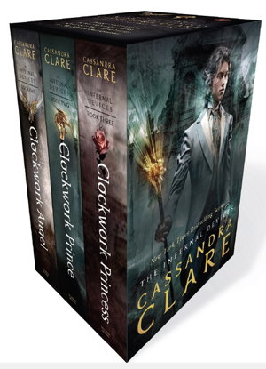Cover art for The Infernal Devices Boxset Clockwork Angel Clockwork PrinceClockwork Princess