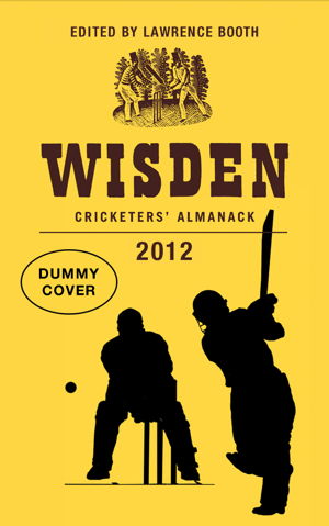 Cover art for Wisden Cricketers Almanack 2012