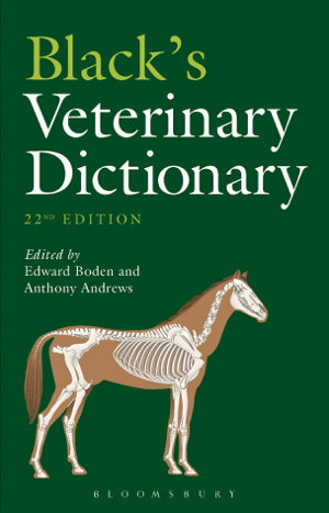 Cover art for Black's Veterinary Dictionary