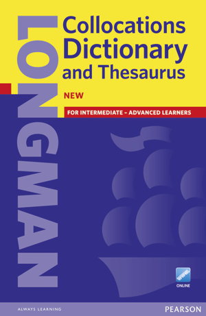 Cover art for Longman Collocations Dictionary and Thesaurus Paper with online