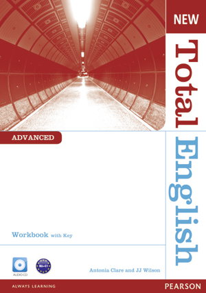 Cover art for New Total English Advanced Workbook with Key and Audio CD Pack