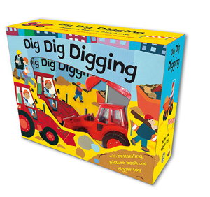 Cover art for Awesome Engines: Dig Dig Digging board book and toy boxed set - Australia
