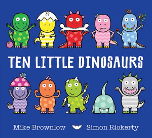 Cover art for Ten Little Dinosaurs