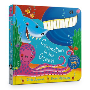 Cover art for Commotion in the Ocean Board Book