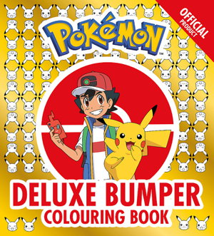Cover art for Official Pokemon Deluxe Bumper Colouring Book