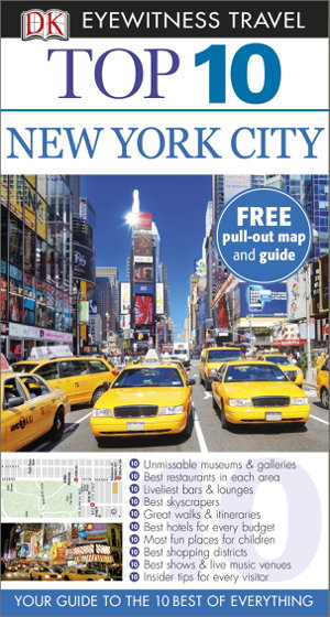 Cover art for New York City Eyewitness Top 10 Travel Guide