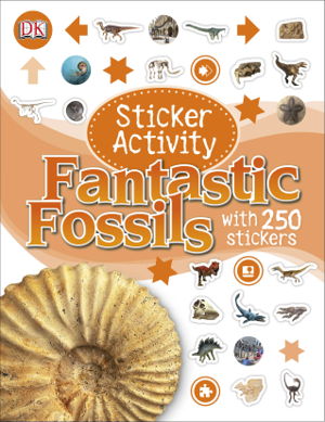 Cover art for Fantastic Fossils Sticker Activity Book