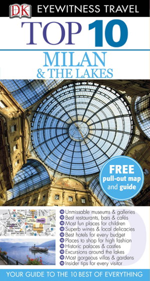 Cover art for Milan and the Lakes Eyewitness Top 10 Travel Guide
