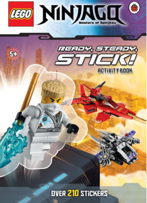 Cover art for LEGO Ninjago Ready Steady Stick Activity Book