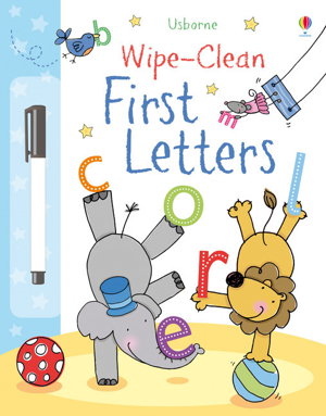 Cover art for Wipe Clean First Letters
