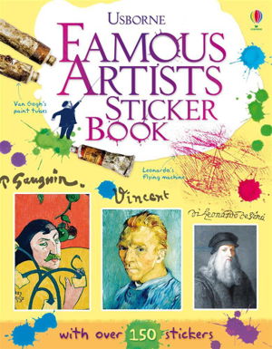 Cover art for Famous Artists Sticker Book