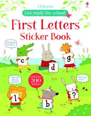 Cover art for First Letters Sticker Book