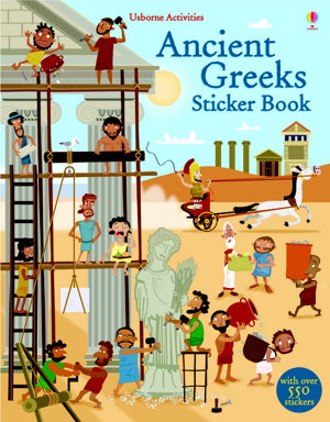 Cover art for Ancient Greeks Sticker Book
