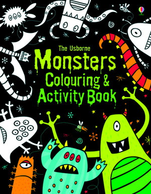 Cover art for Monsters Colouring and Activity Book