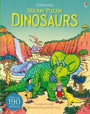 Cover art for Sticker Puzzle Dinosaurs