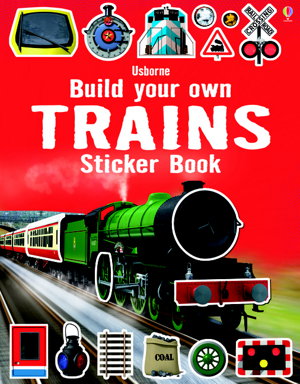 Cover art for Build Your Own Trains Sticker Book