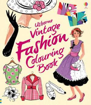 Cover art for Vintage Fashion Colouring Book