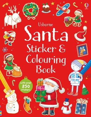 Cover art for Santa Sticker and Colouring Book