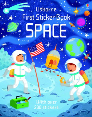 Cover art for First Sticker Book Space