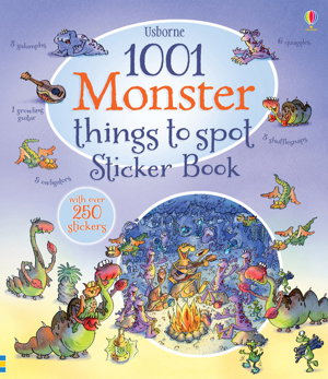 Cover art for 1001 Monster Things to Spot Sticker Book