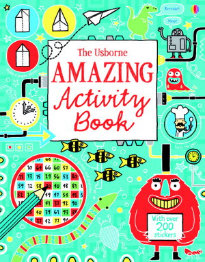 Cover art for The Usborne Amazing Activity Book