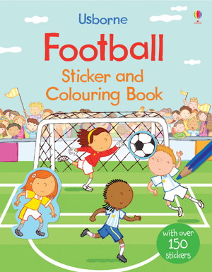 Cover art for Football Sticker and Colouring Book