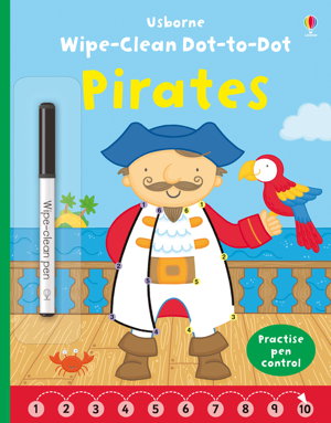 Cover art for Wipe-clean Dot-to-dot Pirates