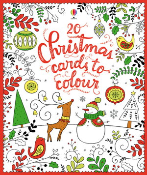 Cover art for 20 Christmas Cards to Colour