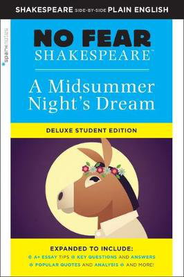 Cover art for Midsummer Night's Dream No Fear Shakespeare Deluxe Student Edition