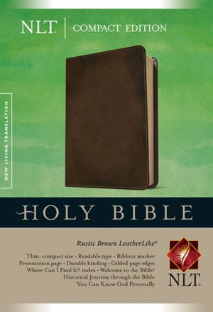 Cover art for Bible New Living Translation Rustic Brown