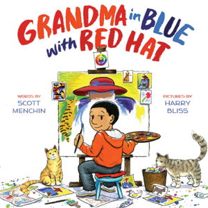 Cover art for Grandma in Blue with Red Hat
