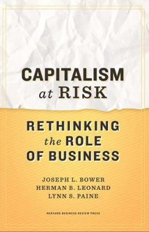 Cover art for Capitalism at Risk