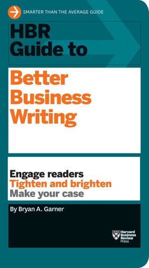 Cover art for HBR Guide to Better Business Writing